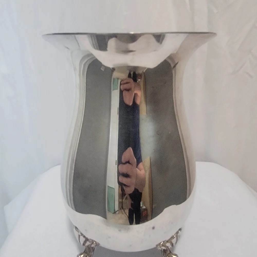 Classic Silver-Color Decorative Pitcher - Unbranded